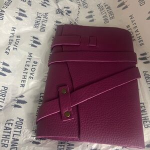Portland Leather good wrap  Magenta journal